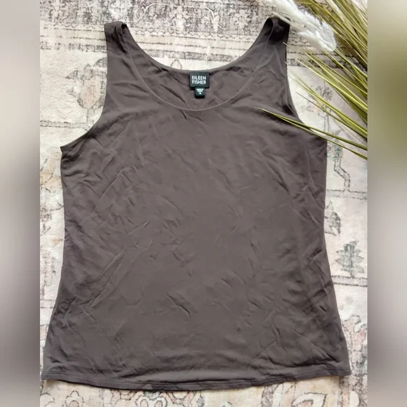 Eileen Fisher Stretch Silk Top - Picture 2 of 7